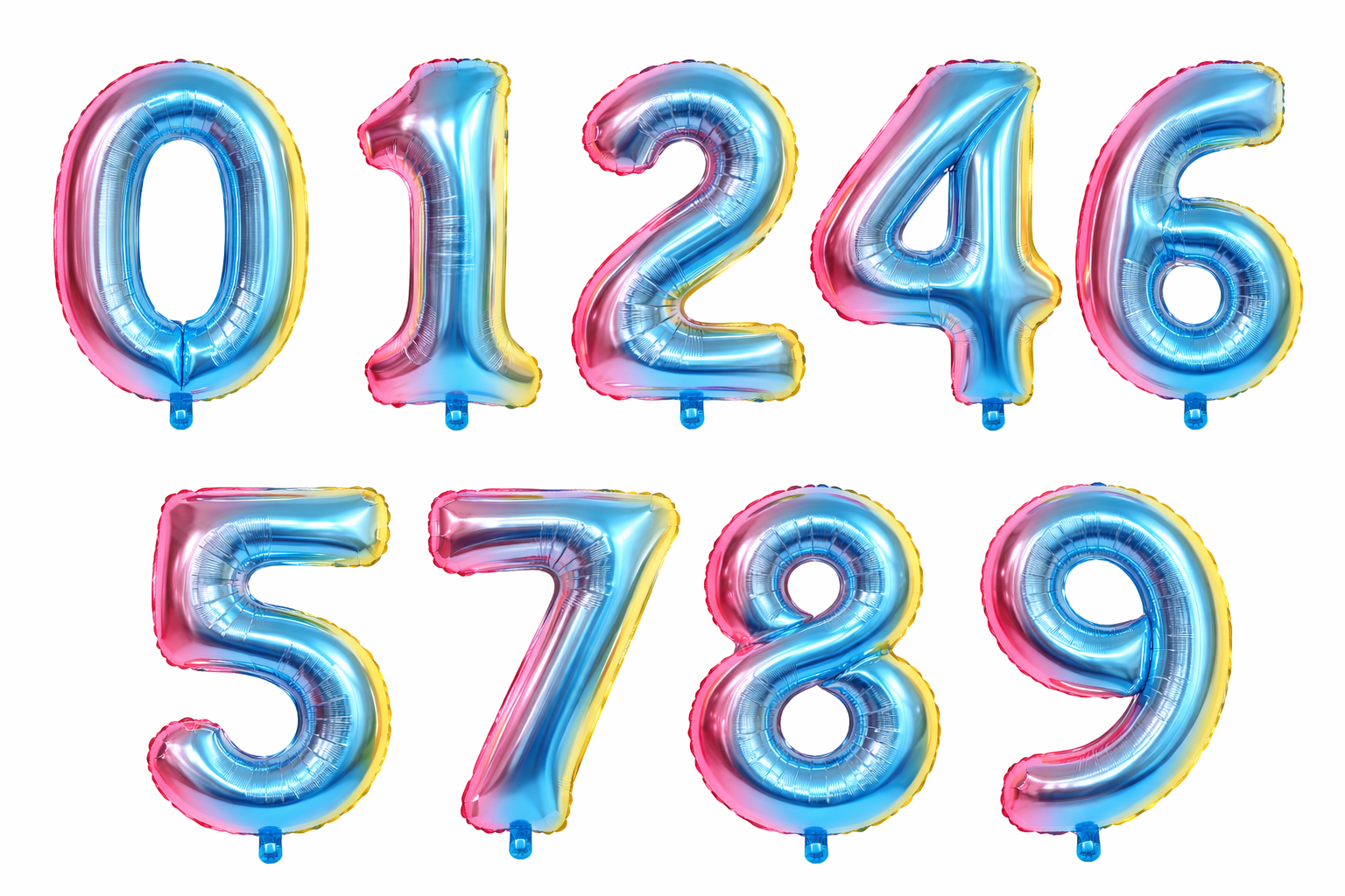 Foil Number Balloons