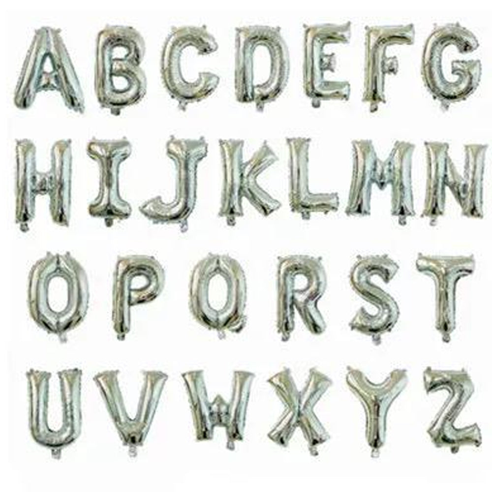Foil Letter Balloons (A–Z)